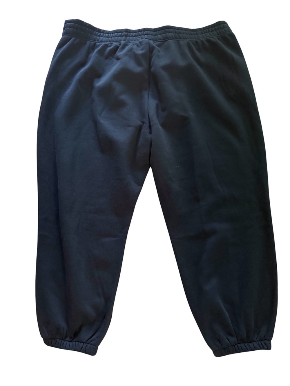 Nike Black Fleece Sweatpants Women’s 3X Pintuck Front Seam Swoosh Logo - Picture 2 of 7